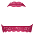 Bralette Halter Lace, Rosa