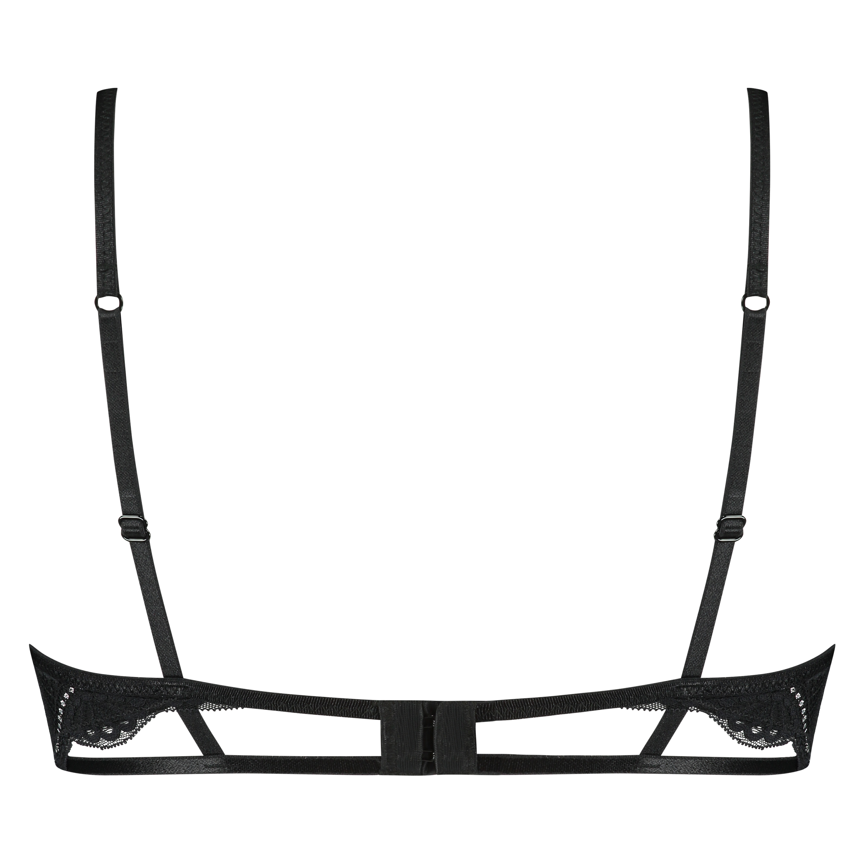 Ziggy icke-formpressad bygel-bh, Svart, main