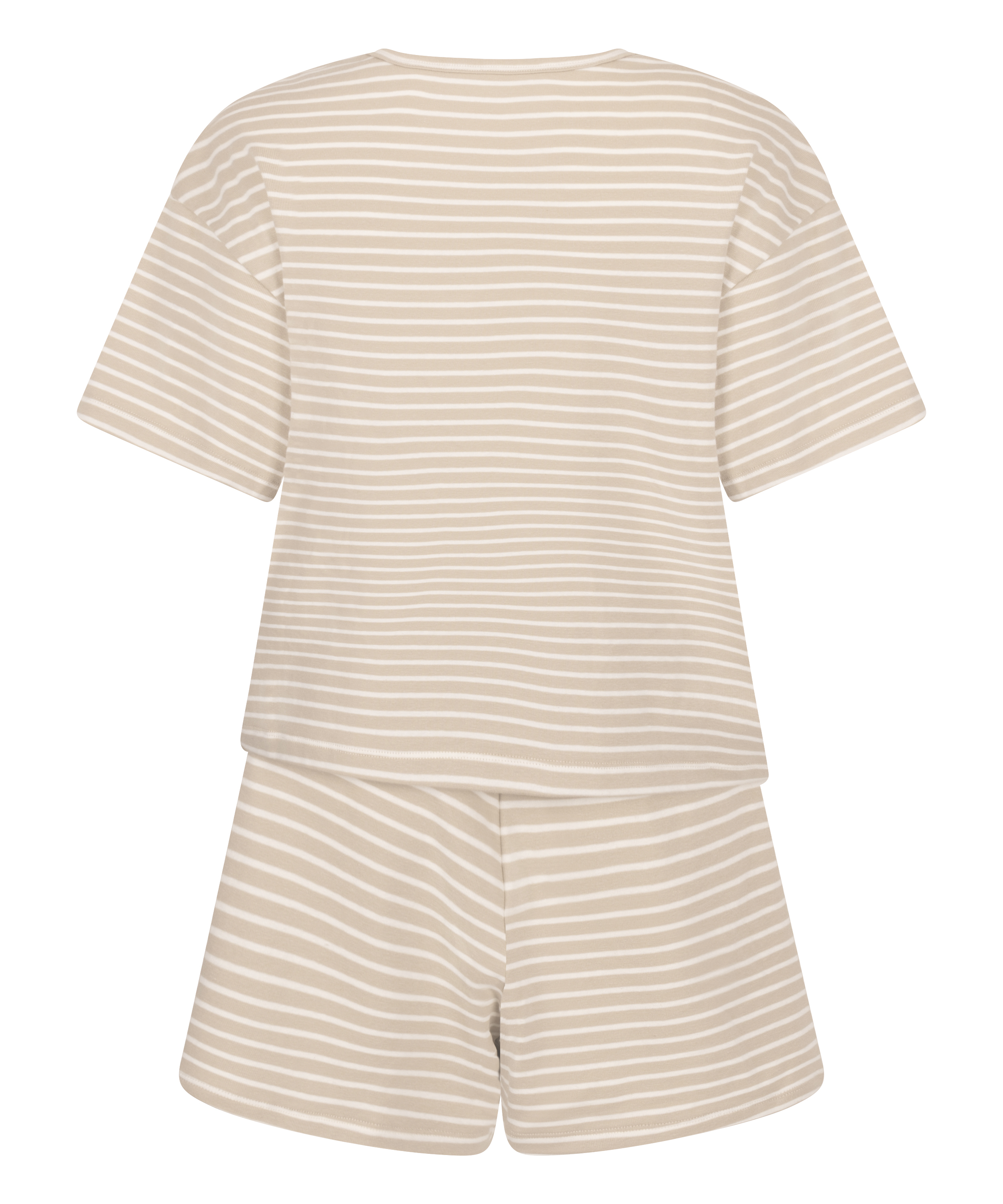 Pyjamasset Jersey, Beige, main