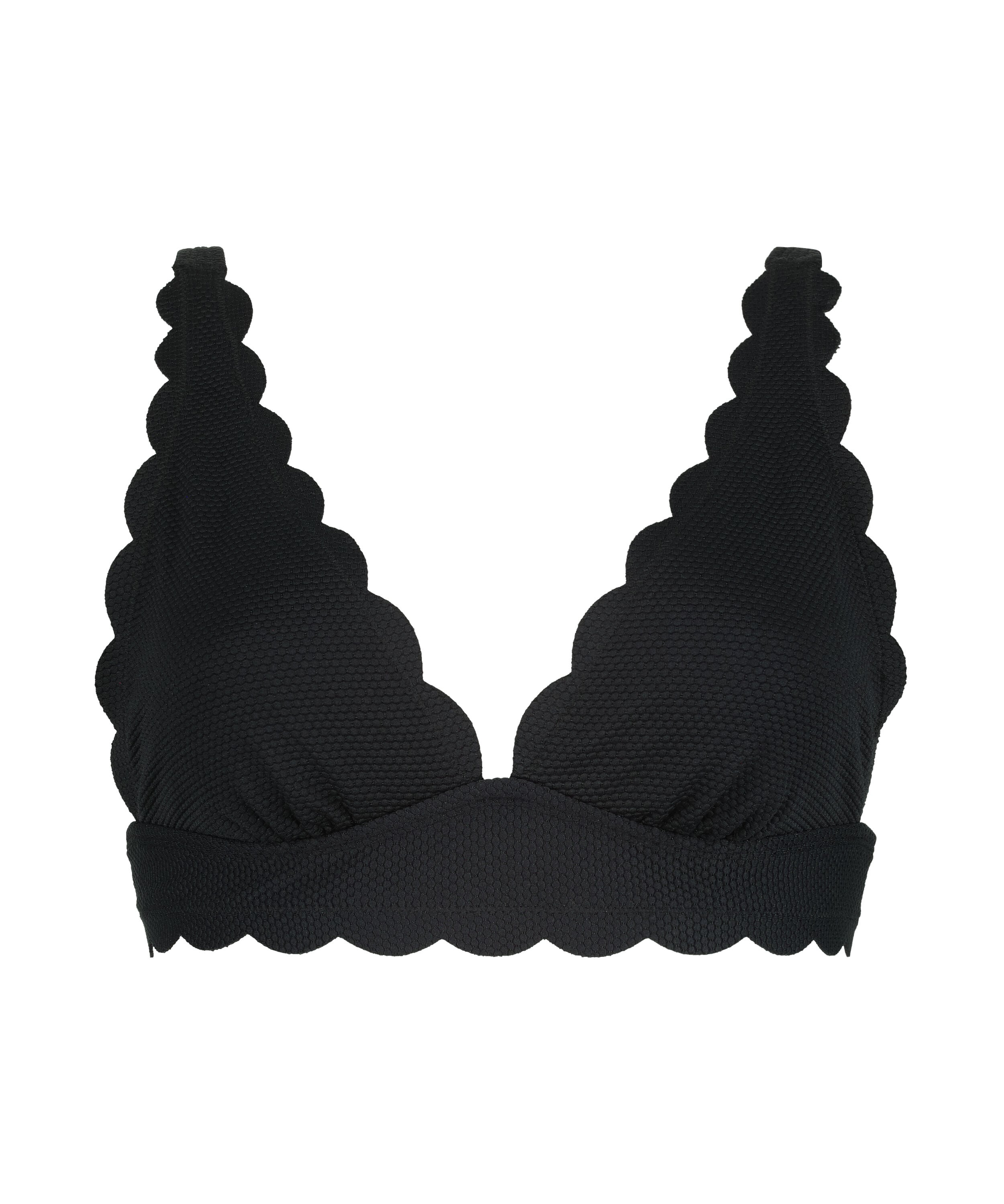 Scallop triangel-bikiniöverdel