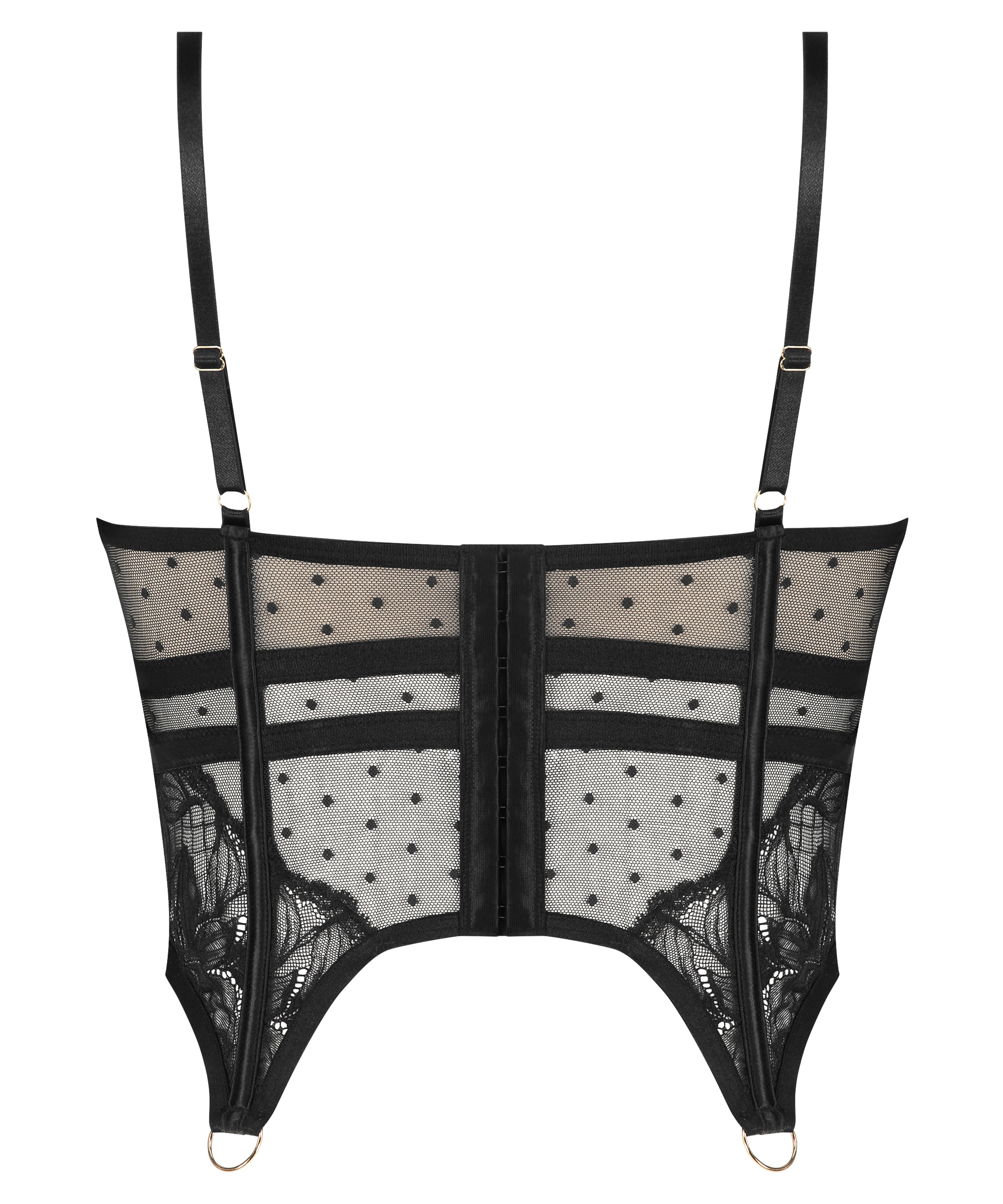 Bustier Lulu, Svart, main