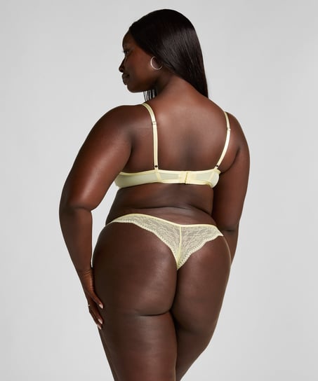 Icke formpressad bygel-bh Isabelle, Gul