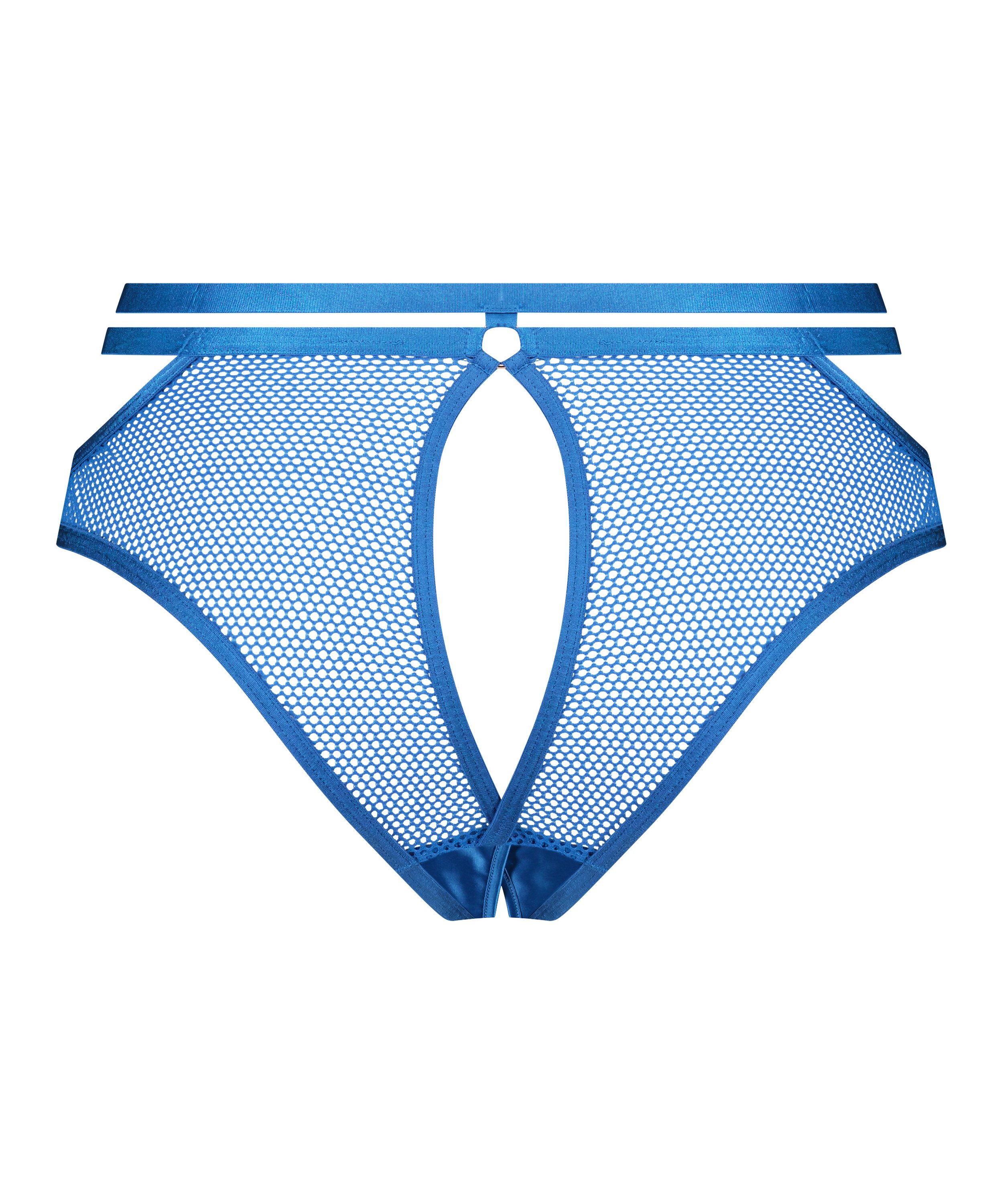 Brasiliansk trosa, öppen i grenen Pleasure, blå, main