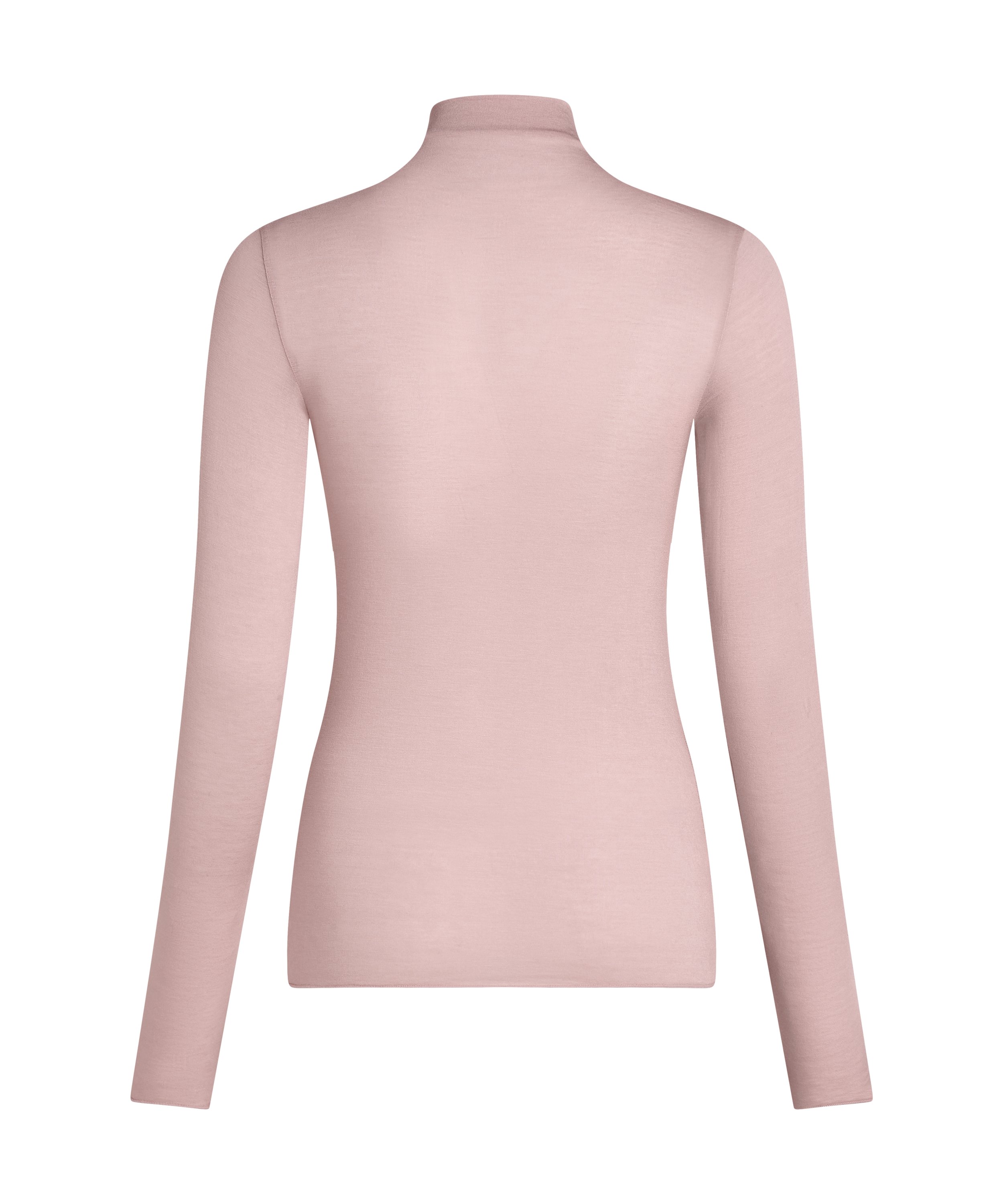 super soft cashmereblandad-topp med polokrage, Rosa, main