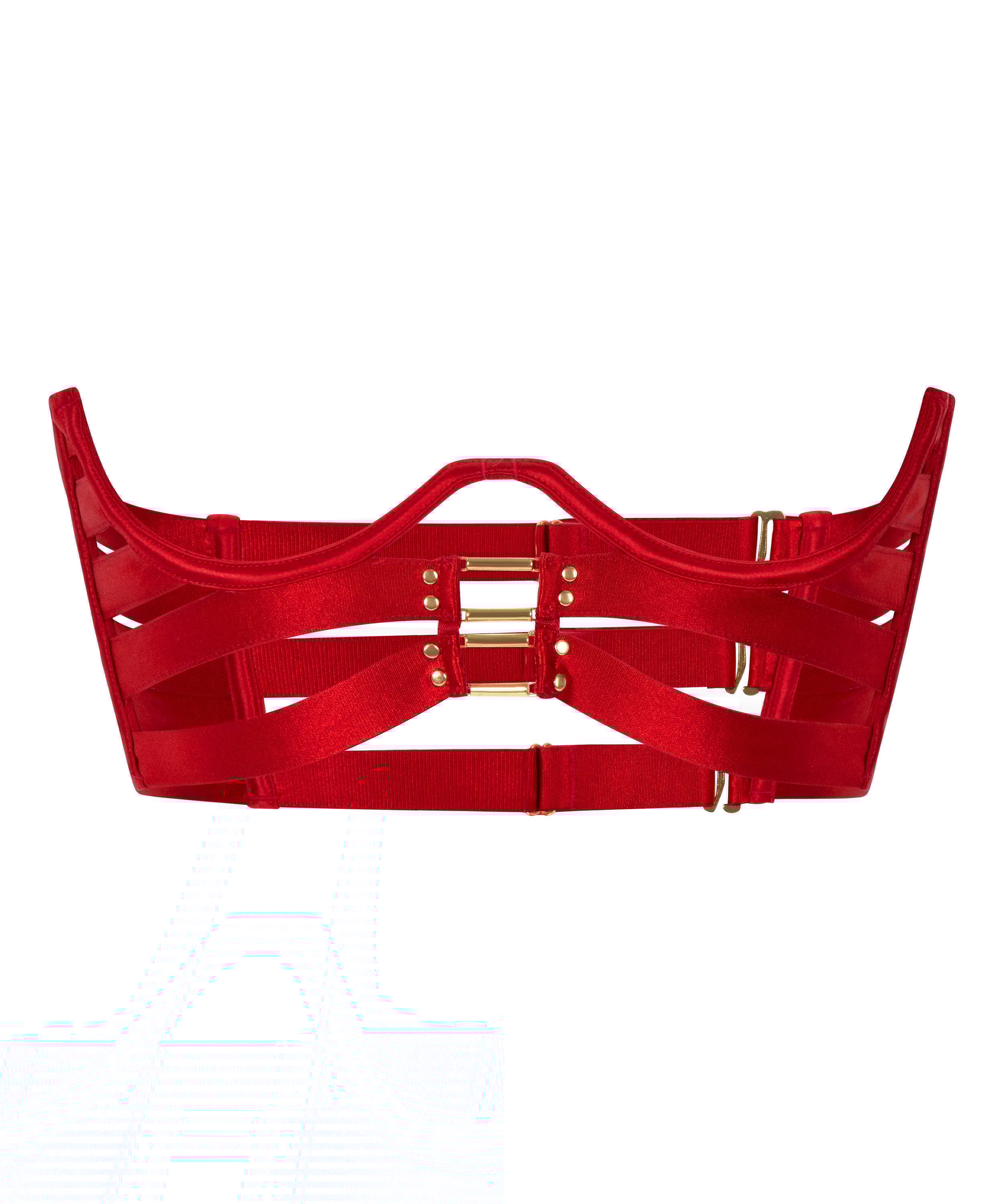 Underbust-topp Missy, Röd, main