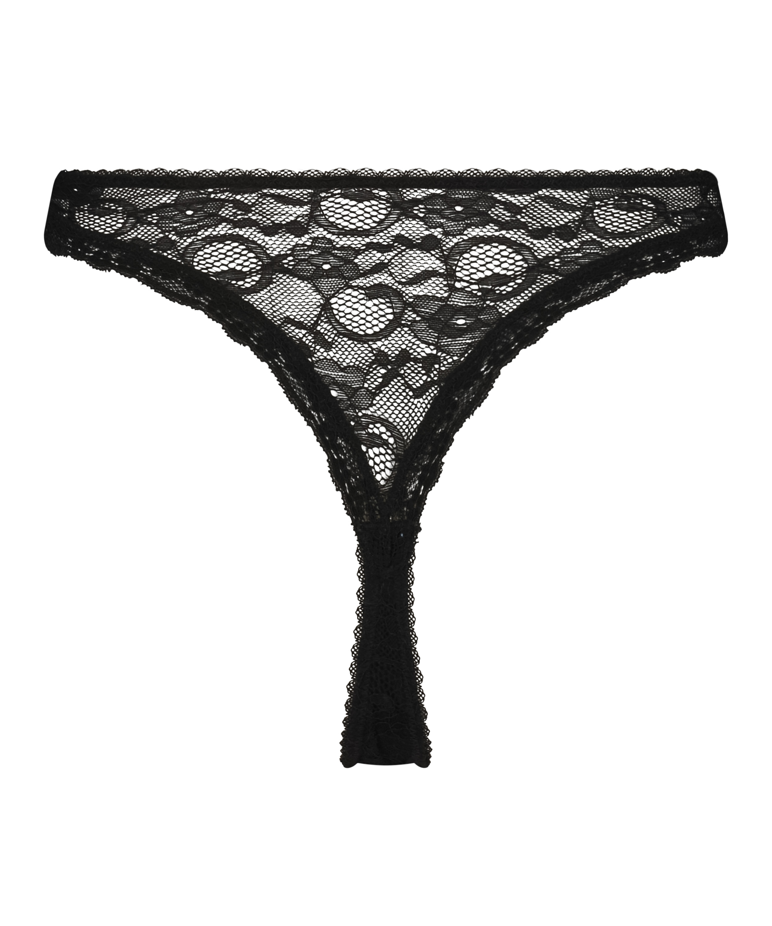 Riley högt skuren minibrazilian-trosa, Svart, main