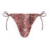 Högt skuren bikiniunderdel Chile , röd