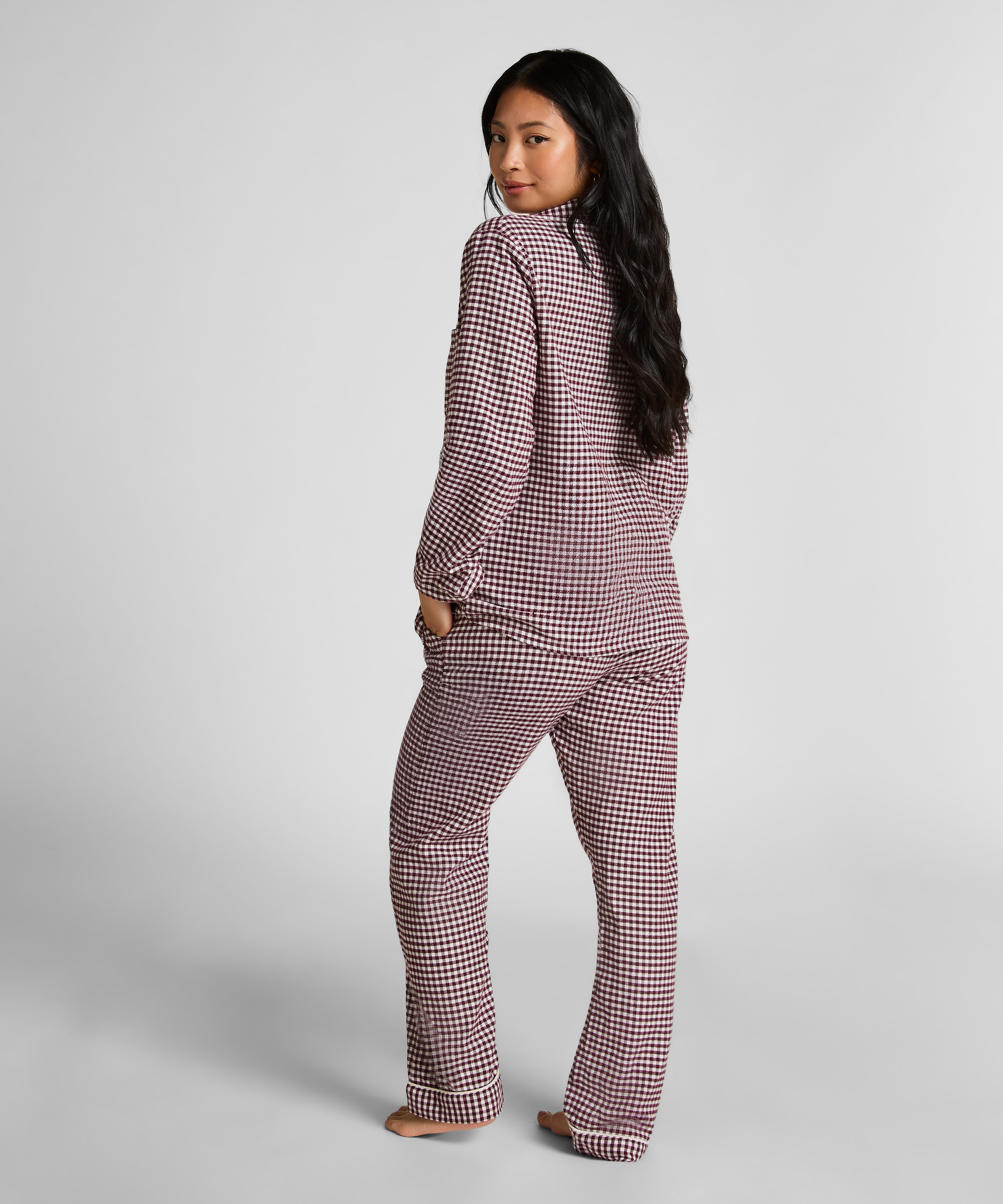 Pyjamastopp Flanel Essentials, Lila, main