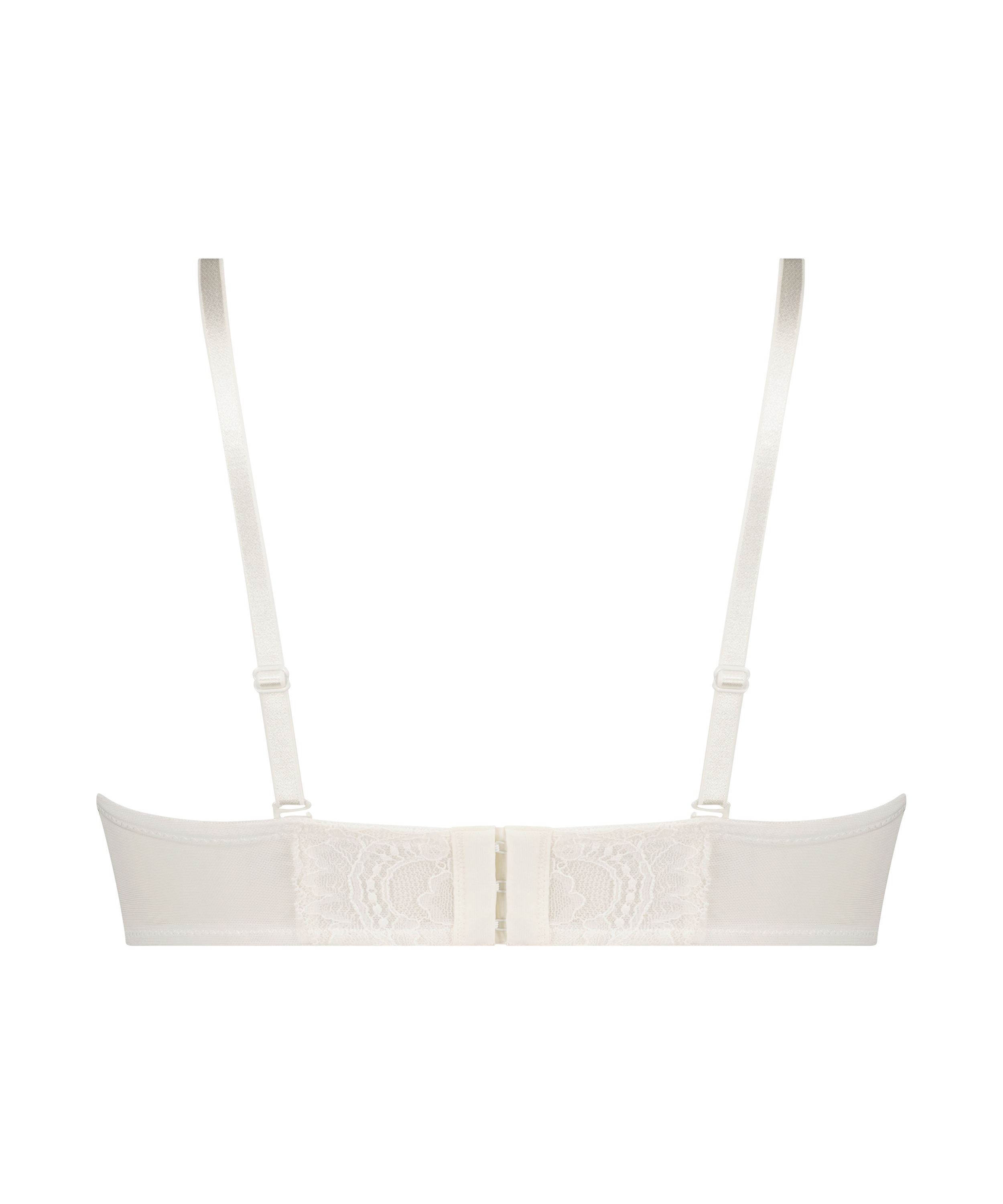 Valerie formpressad behå med bygel och utan axelband, Vit, main