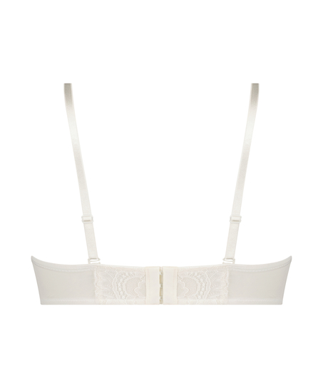 Valerie formpressad behå med bygel och utan axelband, Vit