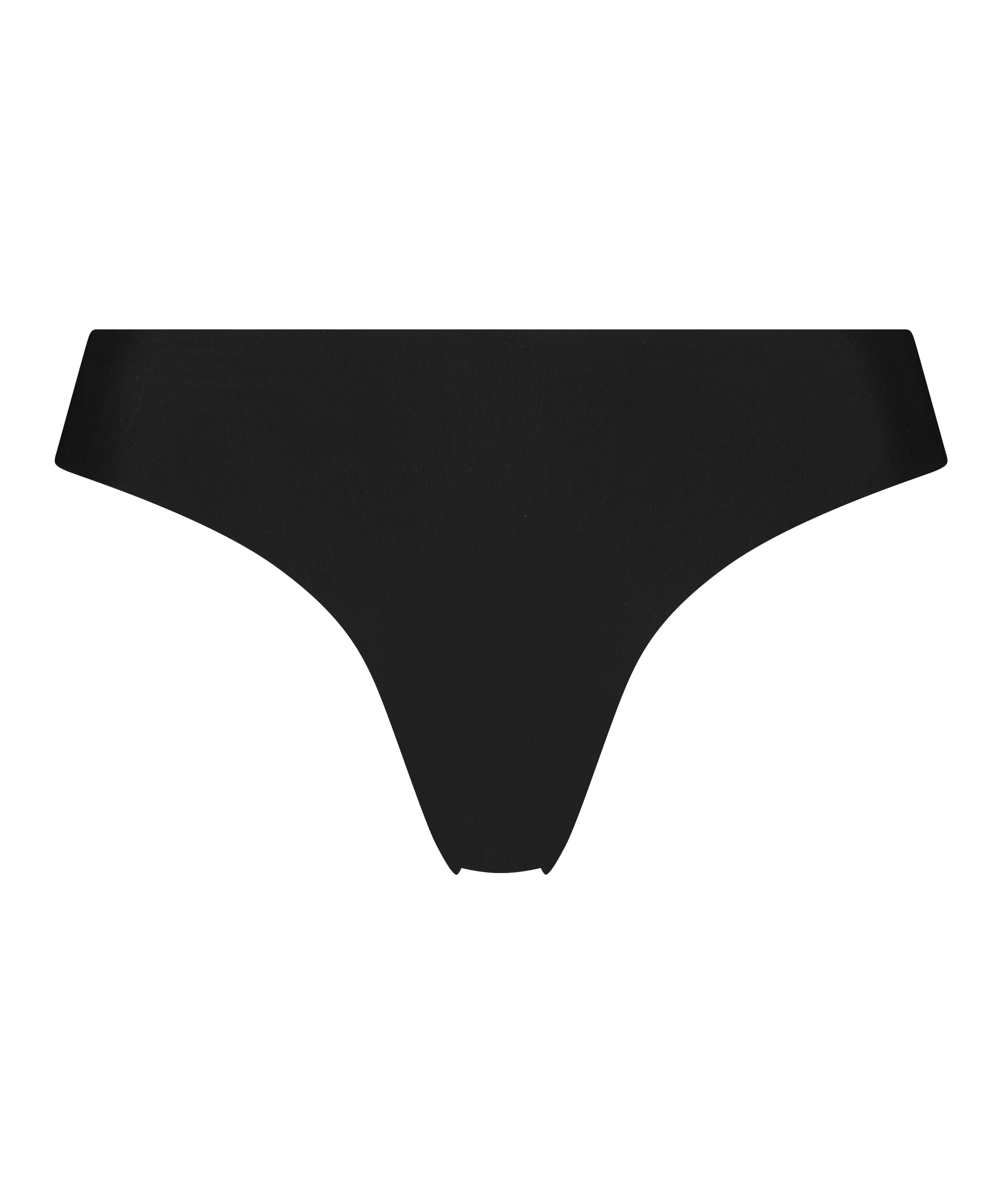 Osynligt brazilian-trosa med fisknät, Svart, main