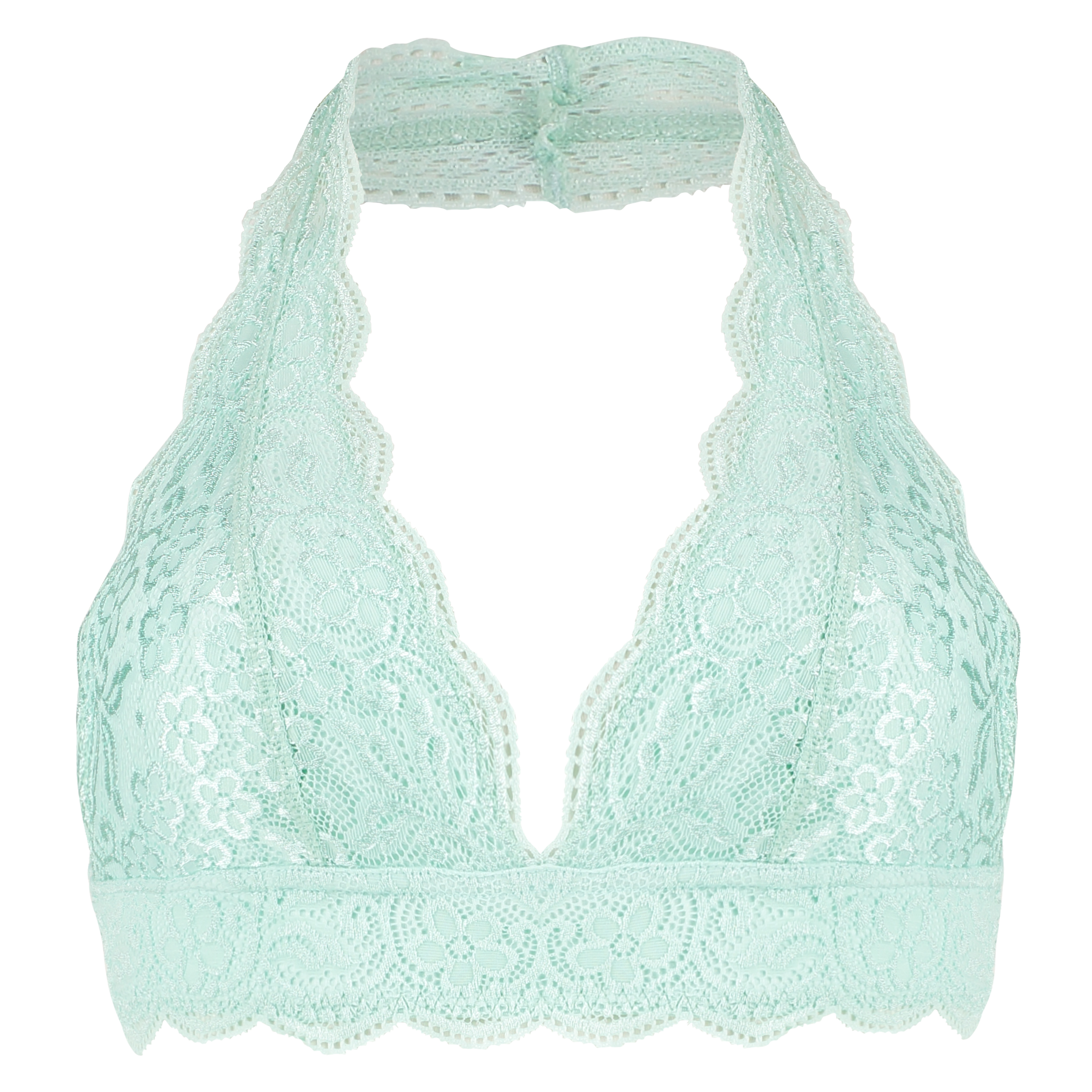 Bralette Halter Lace, Grön, main