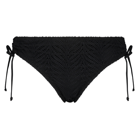 Bikininederdel Crochet, Svart