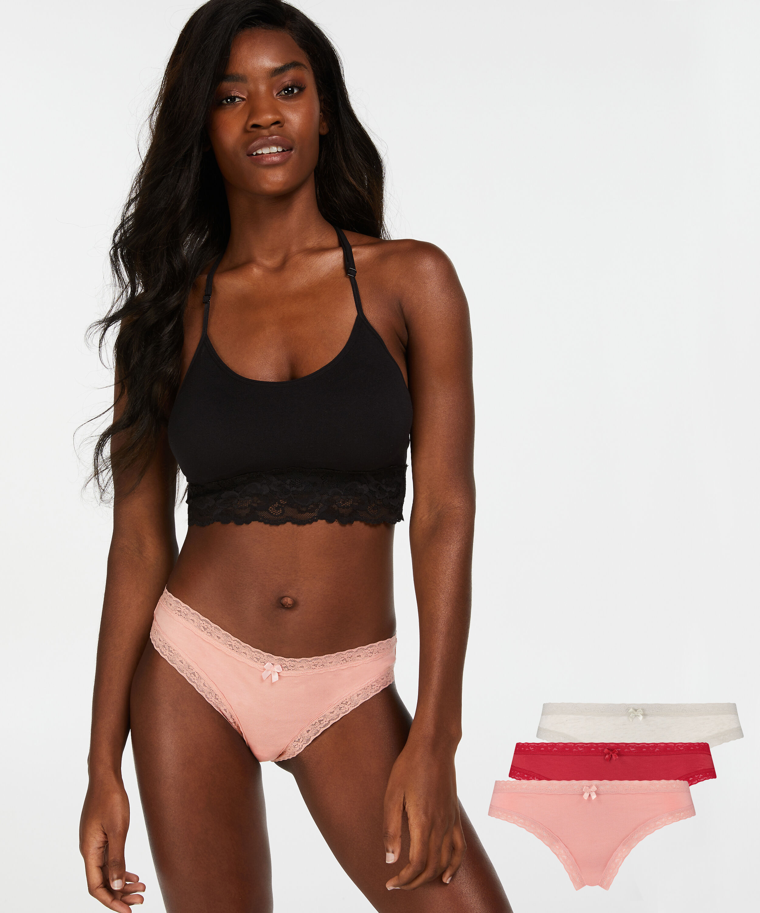 Klassiska brazilian-trosor 3-pack, R&ouml;d