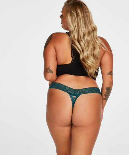 Stringtrosa Floral Lace, bl&aring;