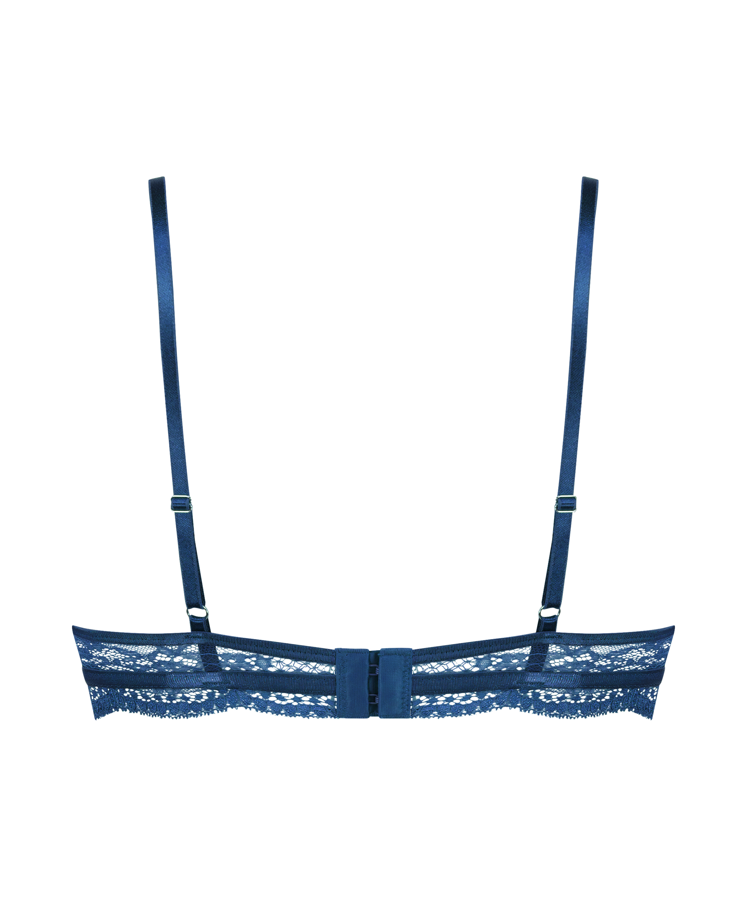 Icke-vadderad bygelbehå Isabelle, Blå, main