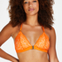 Vadderad triangel-bralette Rose, Orange