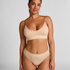 Dide triangel-bralette, Beige