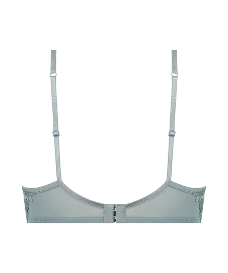 Meghan icke-formpressad longlinebehå med bygel, Blå