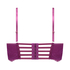 Icke-formpressad longline bygel-bh Monet, Lila