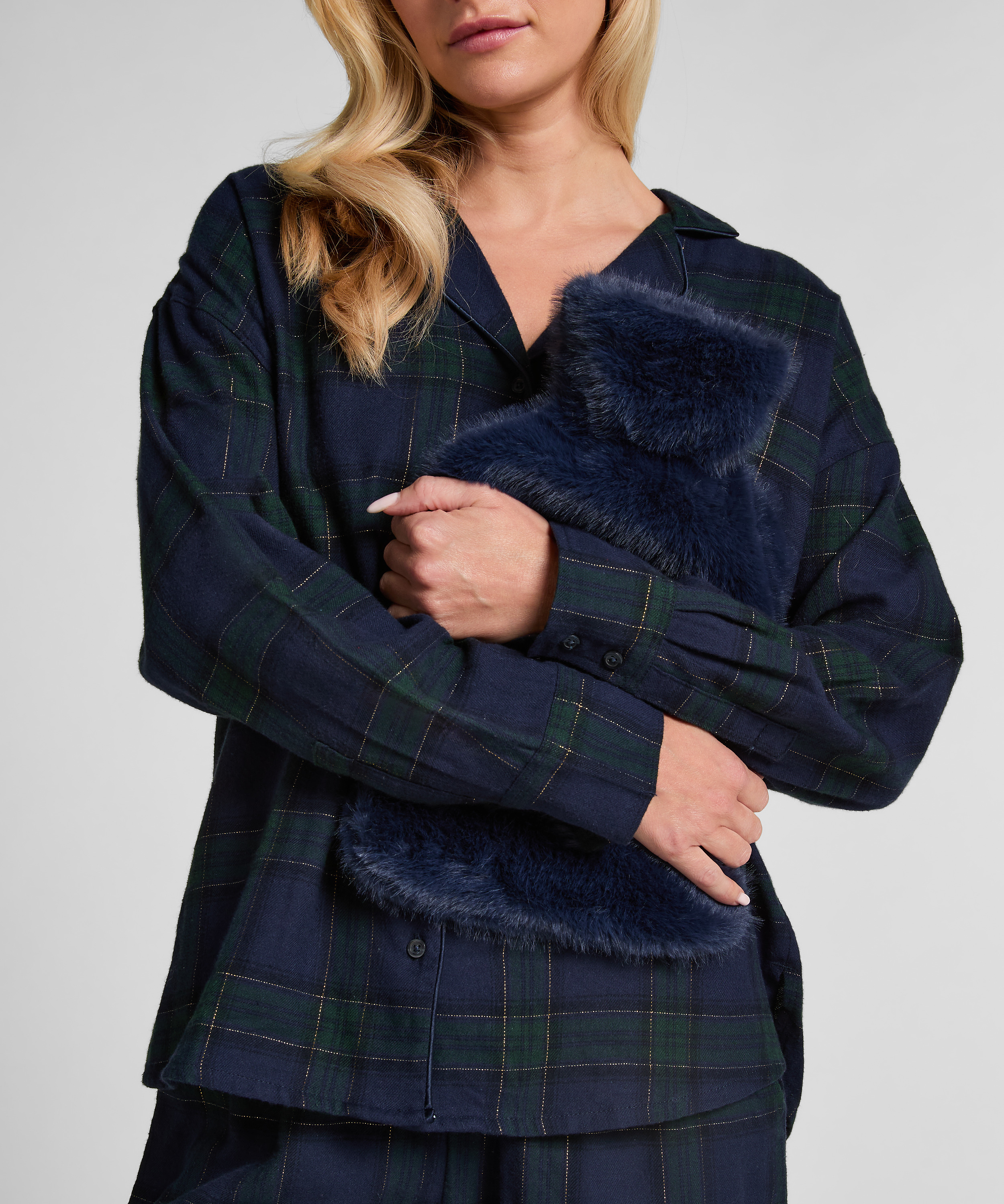 Varmvattenflaska, Blå, main