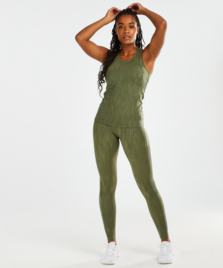 HKMX Sport slim fit tank top, Grön