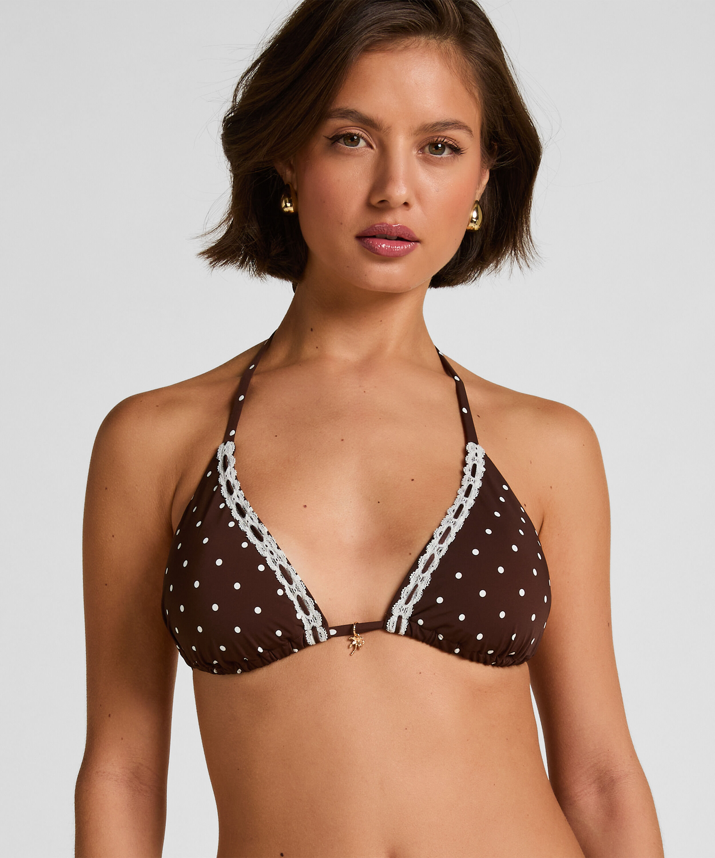 Triangel Bikini Top Algarve, Brun Triangel Bikini Top Algarve, Brun