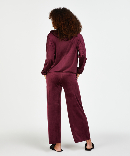 Hoodiejacka i sammet, R&ouml;d