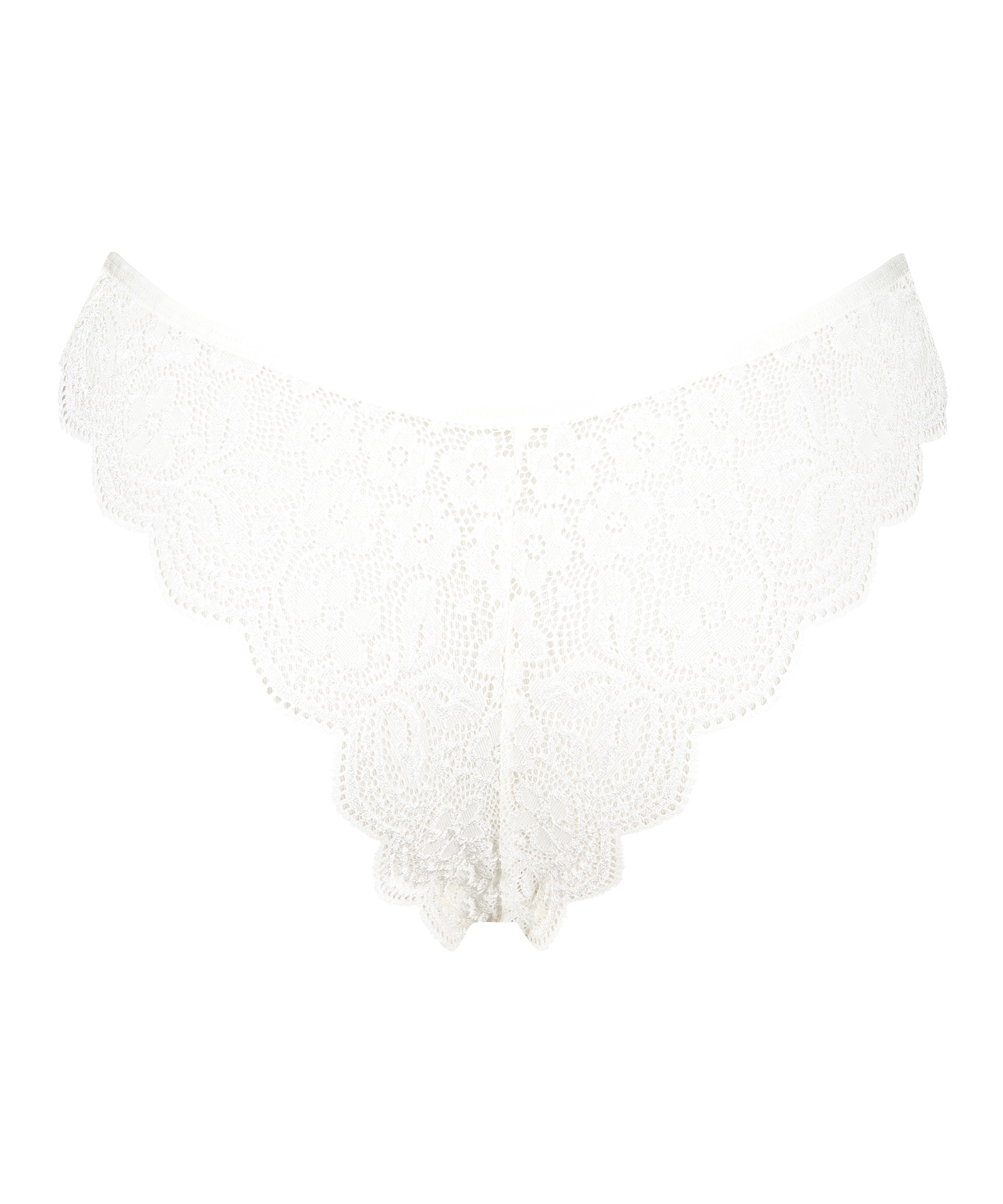 Högt skuren braziliantrosa, Vit, main