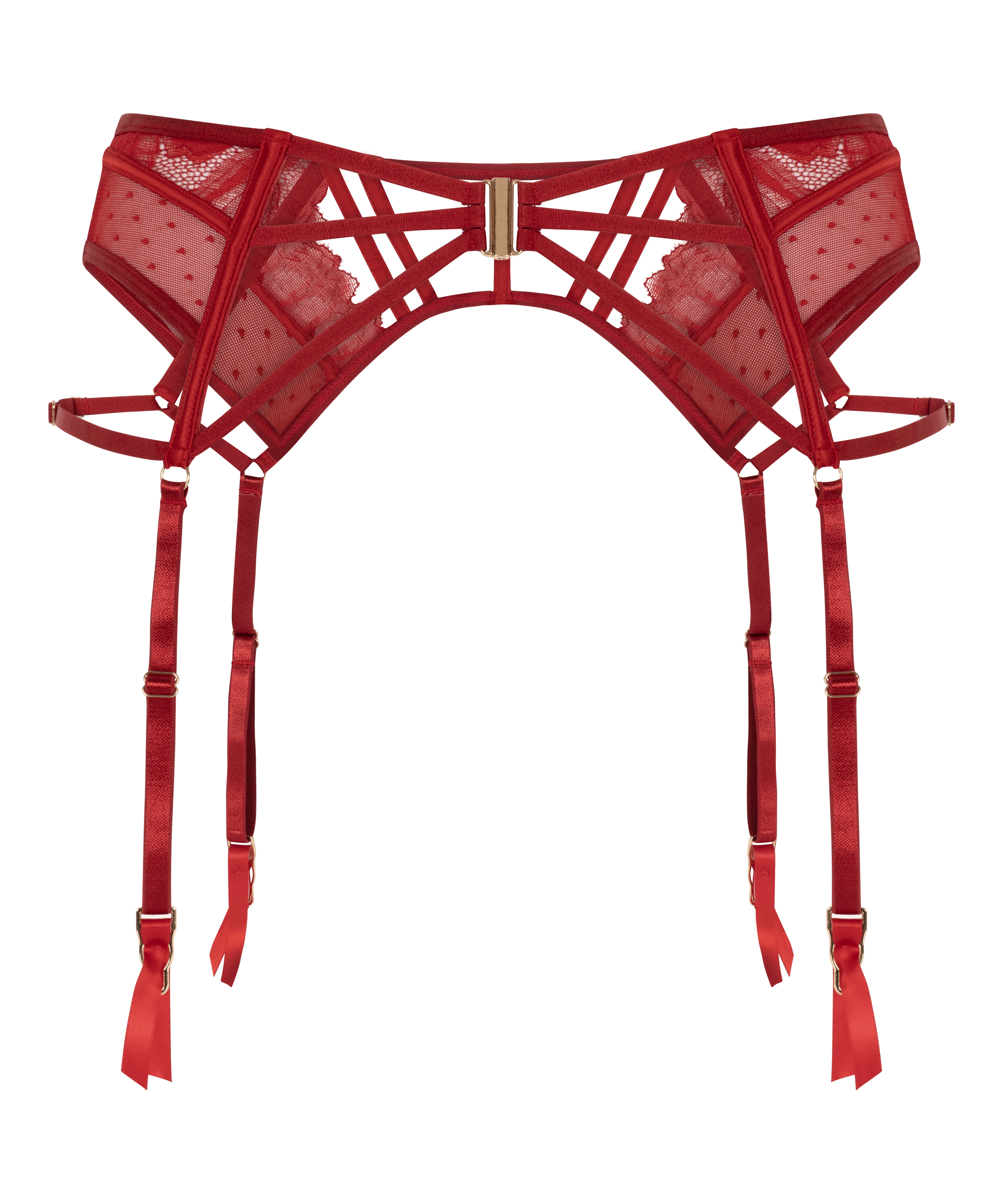 Strumpeband Billie, Röd, main