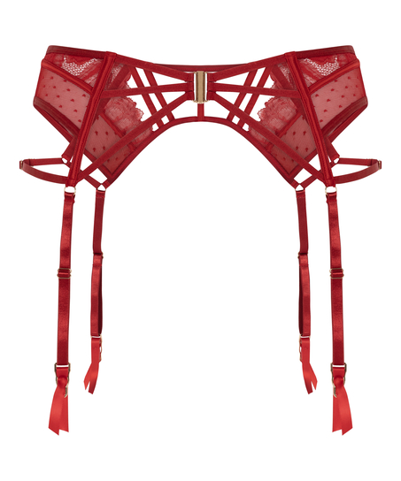 Strumpeband Billie, Röd