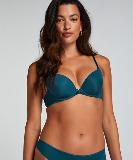 Formpressad bygel-bh Plunge, Bl&aring;