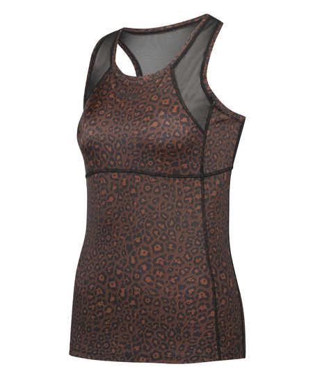 HKMX sportig tanktop, Brun
