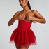 Private tutu-korsett, röd
