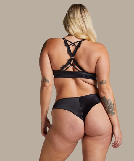 Sujetador push-up de aros preformado Chalice, Svart