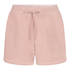 Sportiga fleece-shorts, Rosa