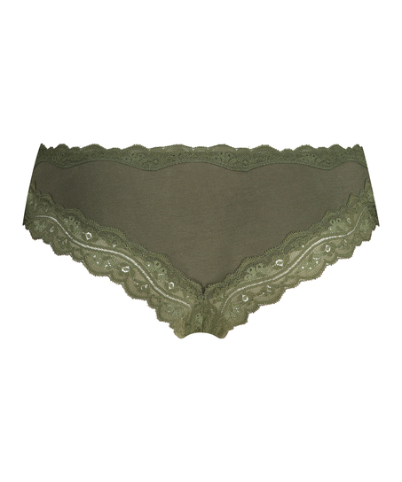 Brazilian-trosa i bomull, Gr&ouml;n