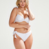 Formpressad bikiniöverdel med bygel Santorini Vivian Hoorn, Vit