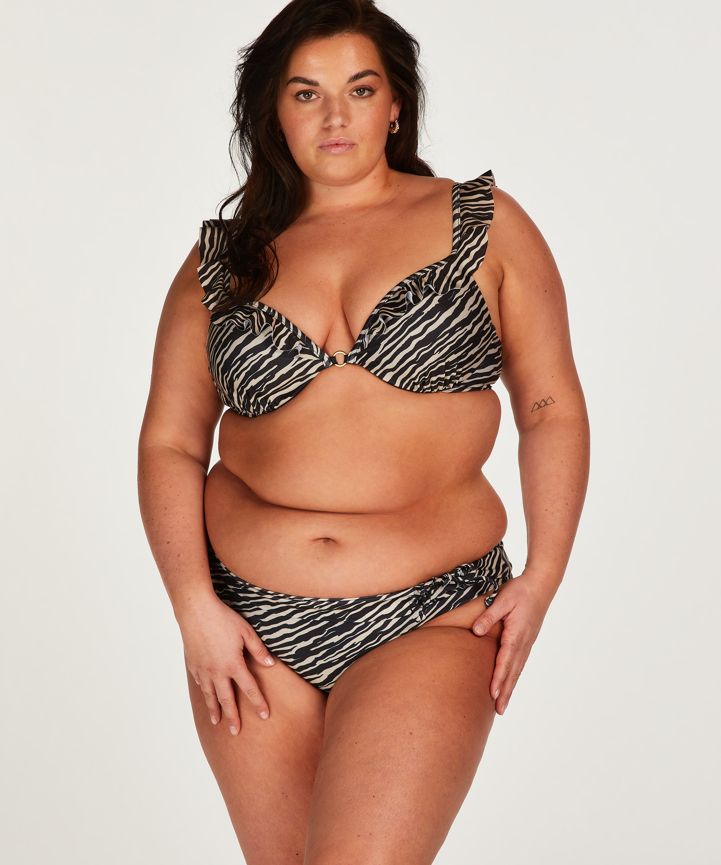 Rio Bikiniunderdel Zebra, Brun, main