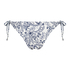 Paisley brazilian-bikiniunderdel, Vit