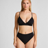Triangel Bralette Smooth, Svart