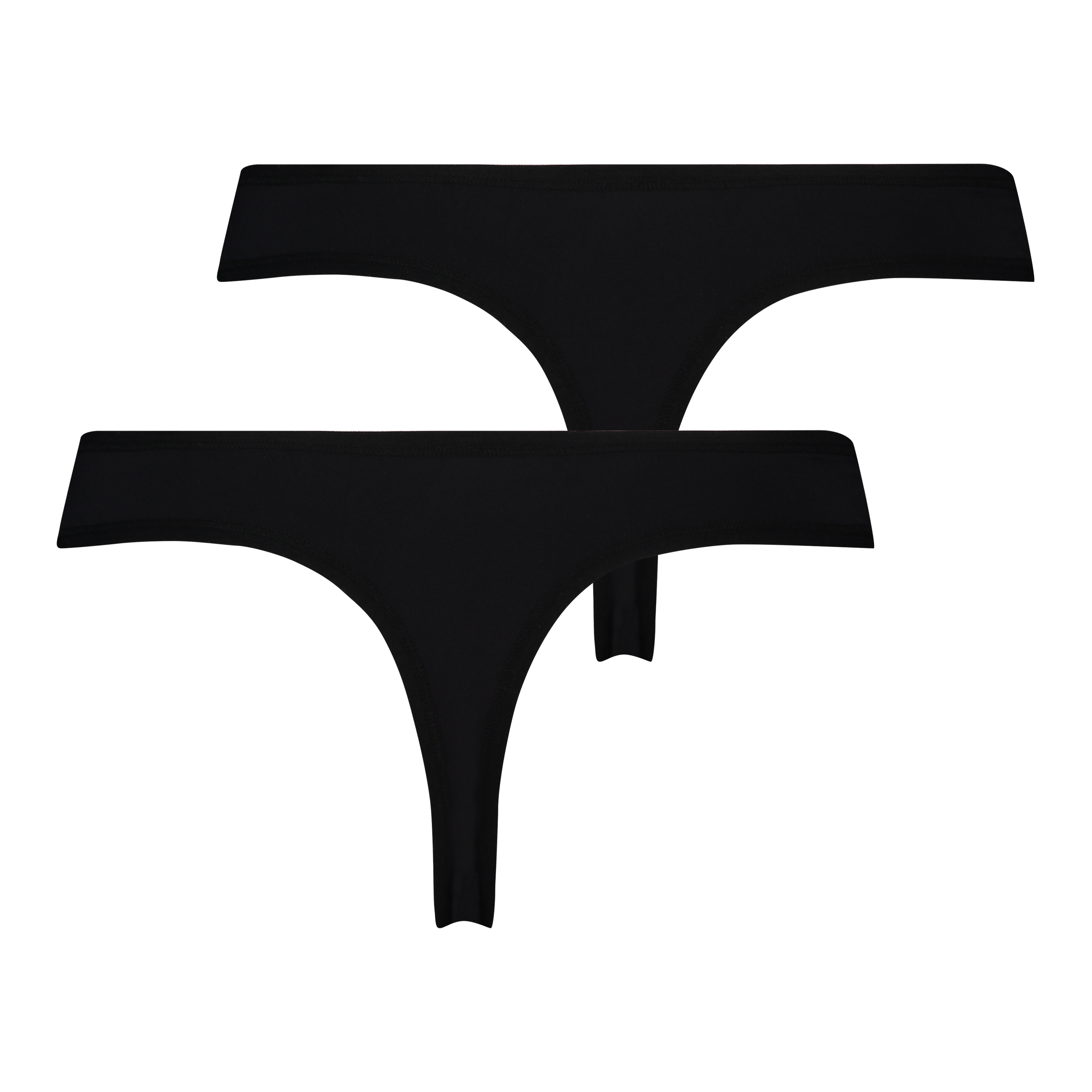 2-pack stringtrosor Kim Micro, Svart, main