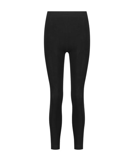 100 Denier mysiga leggings, Svart