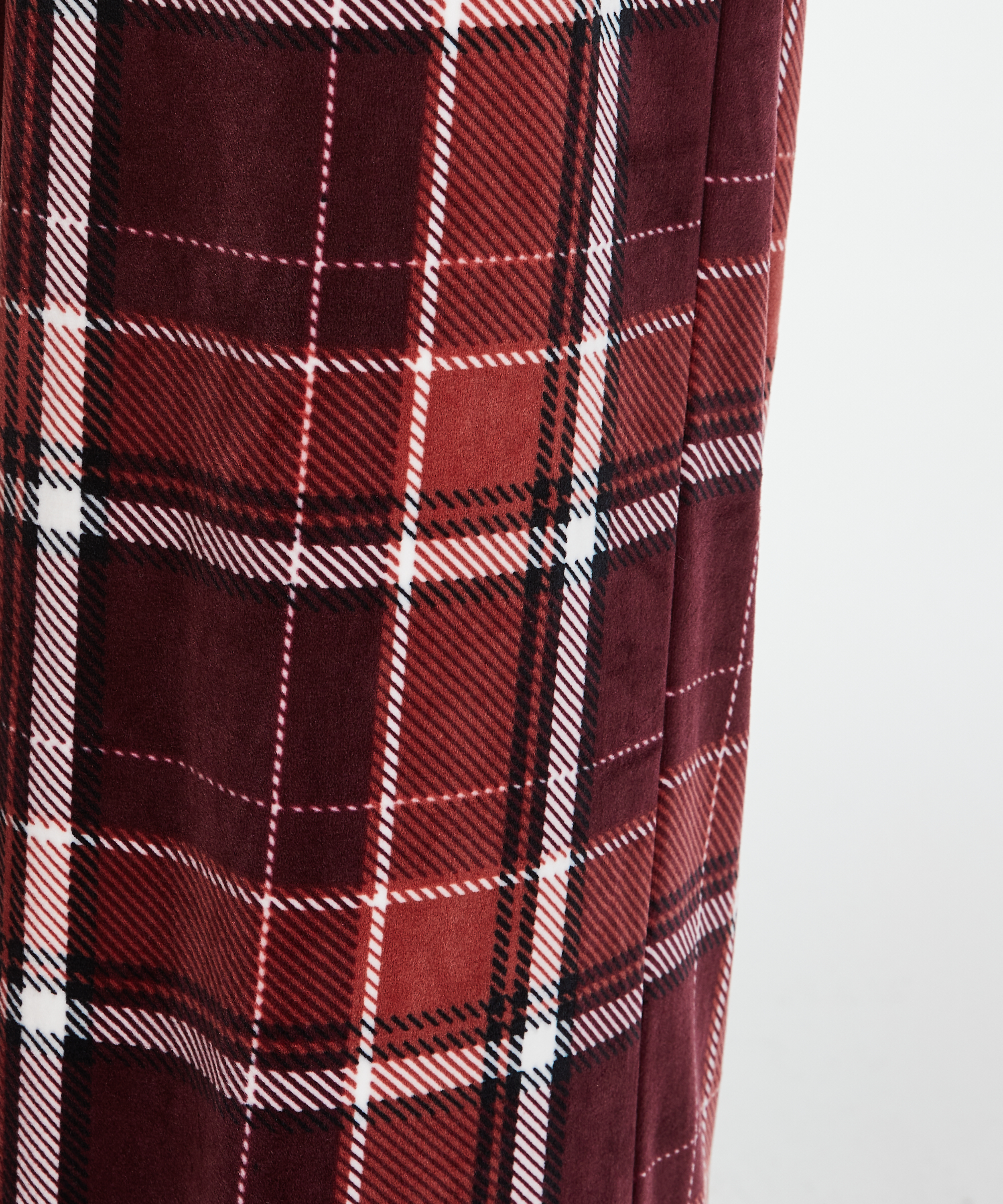 Pyjamasbyxor i velour, Lila, main