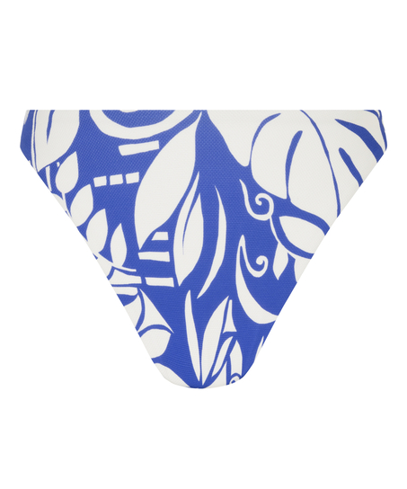 Mauritius bikiniunderdel med högt skurna med, blå