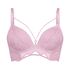 Formpressad push-up longline bygel-bh Lidia, Rosa