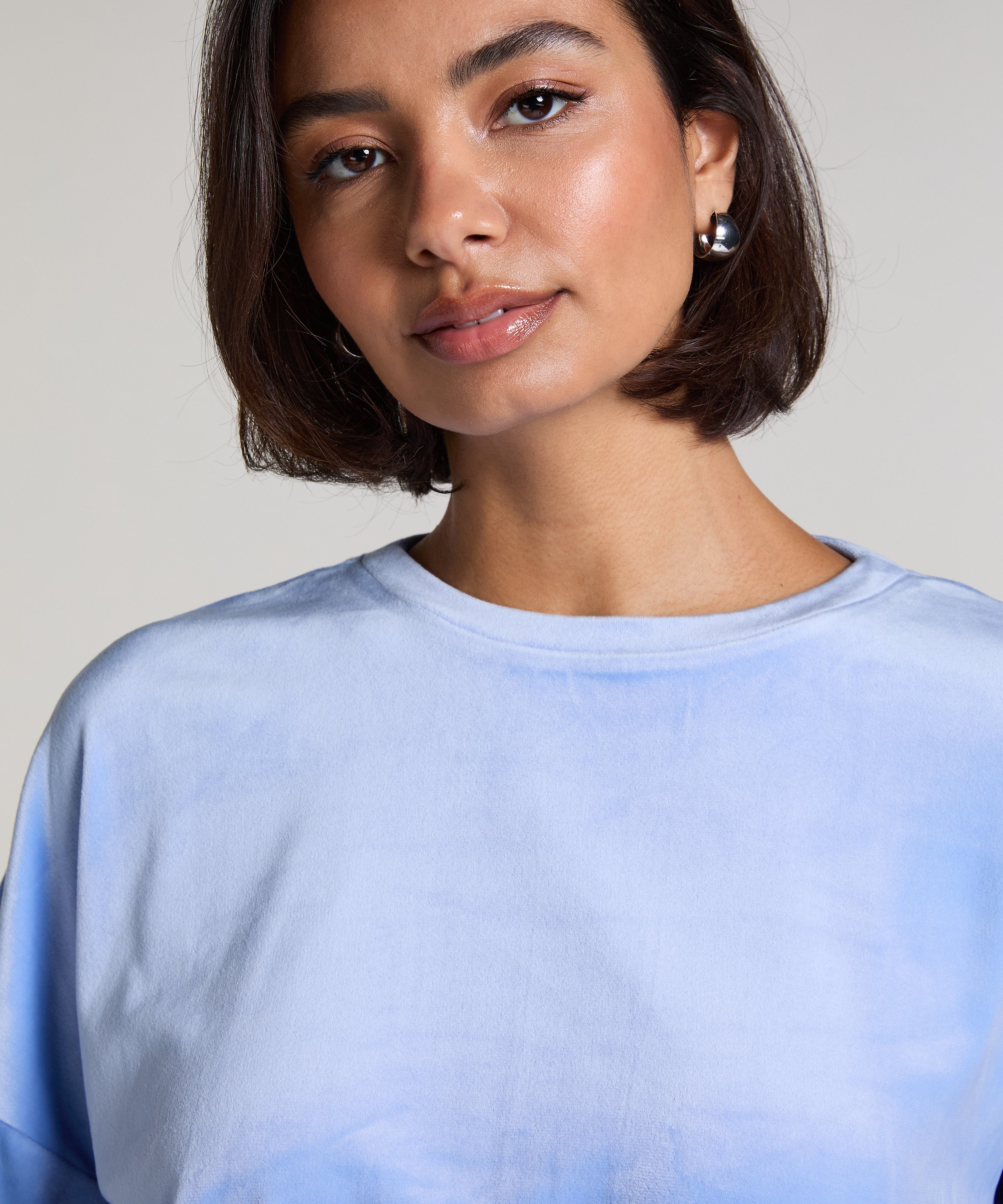 Velourtopp, Blå, main