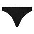 Crochet brazilian-bikiniunderdel, Svart