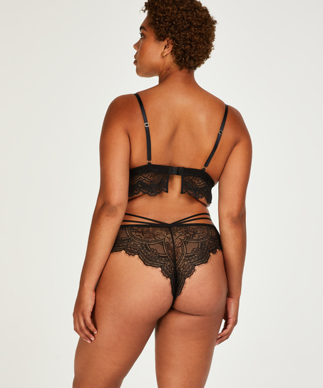 Sian högt skuren braziliantrosa, Svart