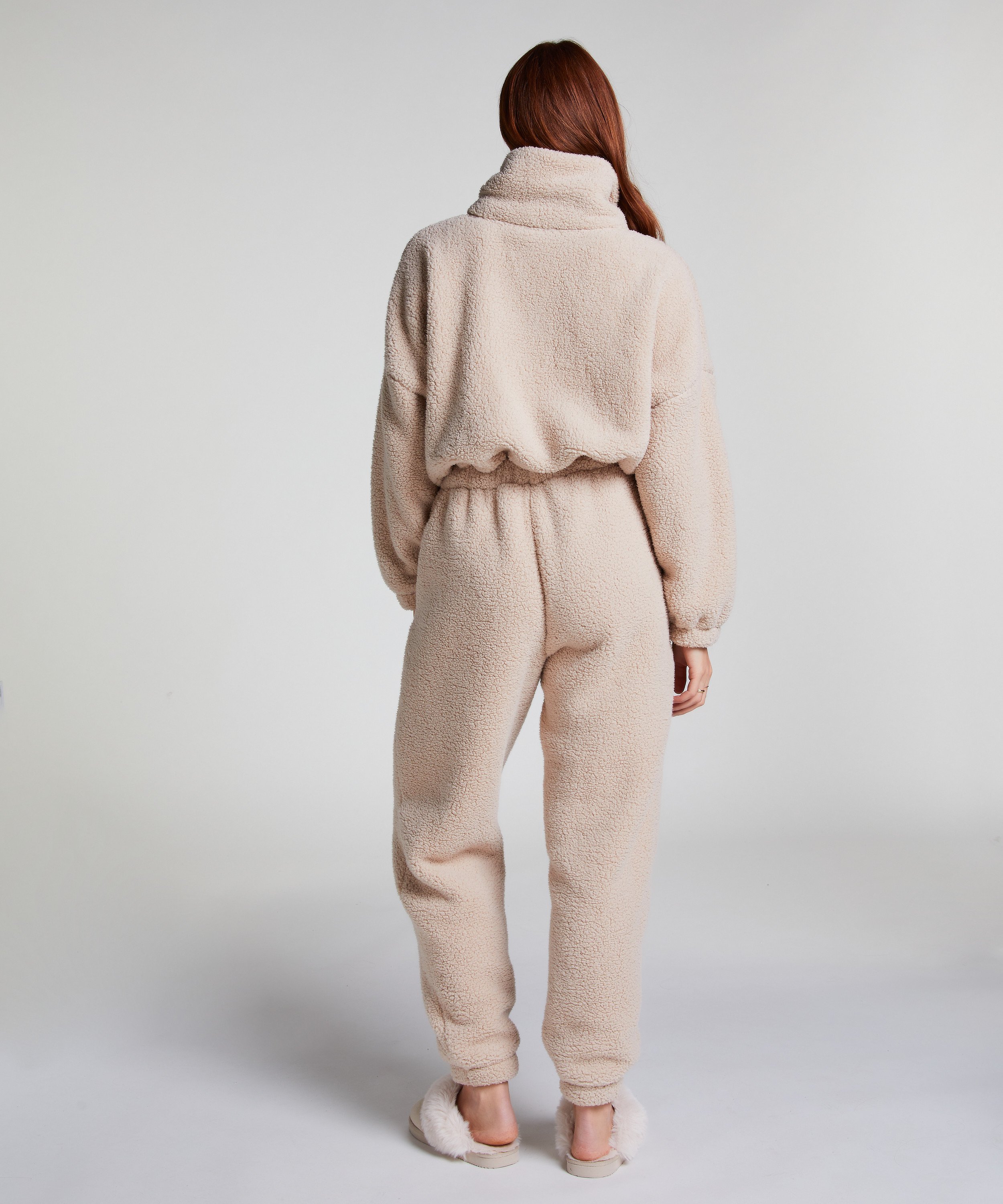 Onesie-fleece, Beige, main